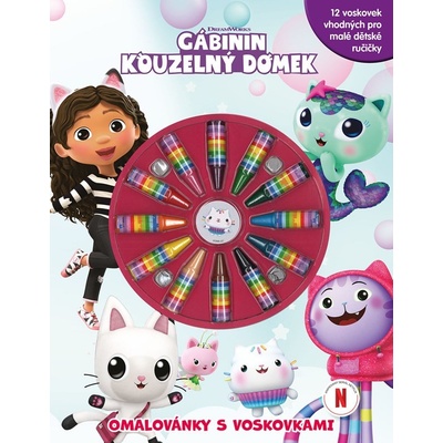 Gábinin kouzelný domek Omalovánky s voskovkami – Zboží Mobilmania