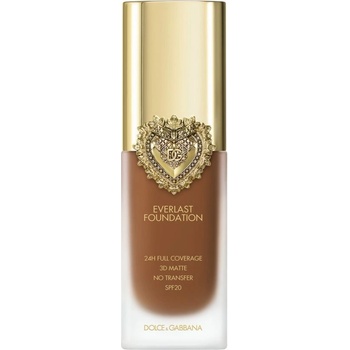 Dolce & Gabbana Flawless Everlast Foundation intenzívny krycí make-up s dlhotrvajúcim efektom SPF20 31N medium deep 27 ml