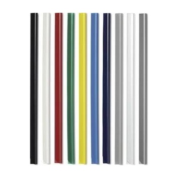 Durable Herlitz Slip-ON RIDGES A4 THR. 3 MM WIDTH 13 MM FOR 30 SHEETS, RED