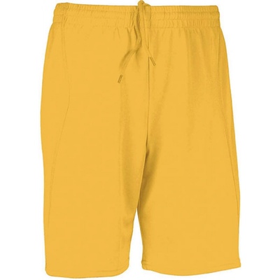 Proact pánské kraťasy SPORTS shorts sportovní žlutá