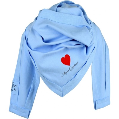 Šatka Heart čierna