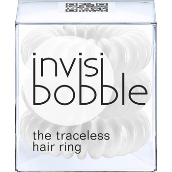 Invisibobble White Hair Ring Gumičky do vlasů odstín