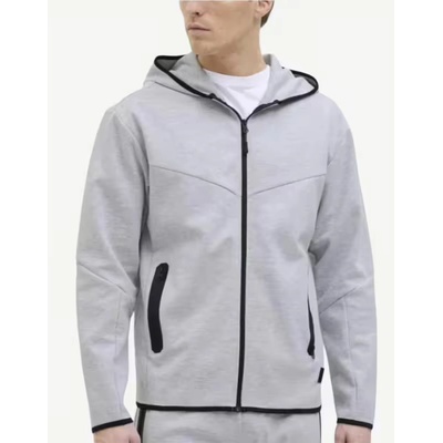 JACK & JONES Sweat Zip Hoodie Grey