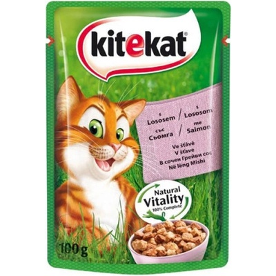 Храна за котки Kitekat сьомга 85гр