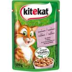  Храна за котки Kitekat сьомга 85гр