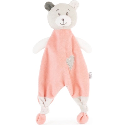 Tedsy Мека играчка за гушкане Tedsy - Мече розово, 28 cm (98152)