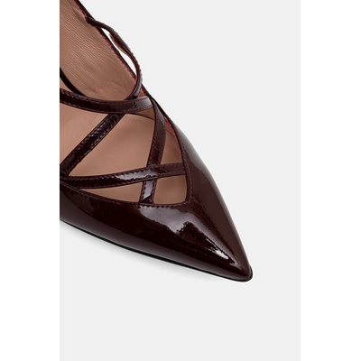 Love Moschino Кожени обувки с тънък ток Love Moschino (JA10319G1NIH0556)