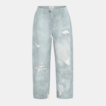 Firetrap Дамски дънки Firetrap Print Jeans Ladies - Blue Distress