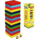 Doskové hry Rappa Jenga farebná