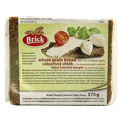 Brick Celozrnný ražný chlieb so slnečnicovými semienkami 375 g