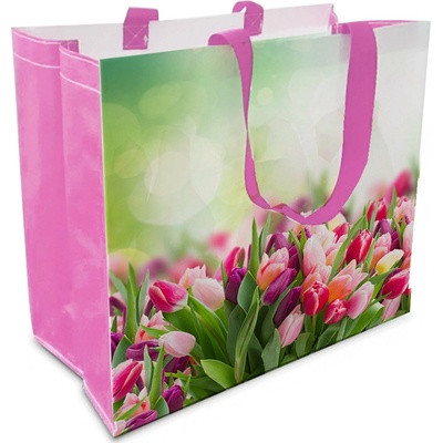 Nákupná taška TORO 43x37x21,5cm tulipány