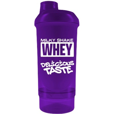6PAK Nutrition Shaker Milky Whey Shake - Purple [500 + 150 мл] Лилав