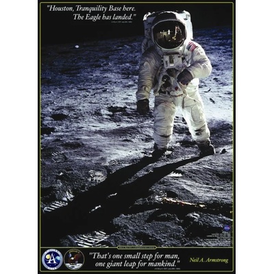 EUROGRAPHICS - Puzzle Neil A. Armstrong: First Steps to the Moon - 1 000 piese