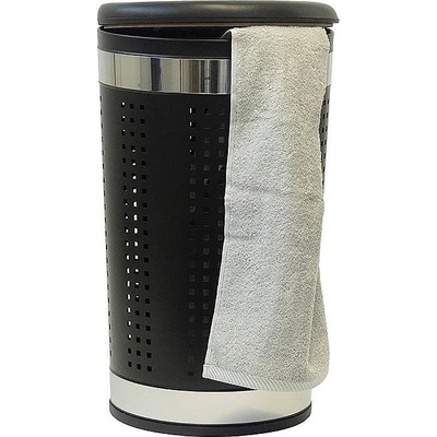 Kela (Германия) Kош за пране и табуретка kela sevilla 2 в 1 - цвят черен (kela 21818)