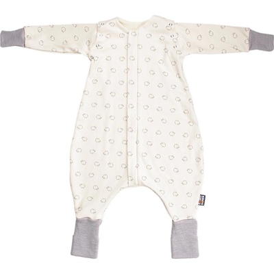 Kaarsgaren Merino spací pytel s rukávy bio beránci šedé nohavice – Zboží Dáma