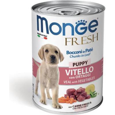 Monge Fresh Puppy Veal & Vegetables 400 g