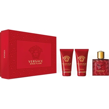 Versace Eros Flame EDP pro muže 50 ml + sprchový gel 50 ml + balzám po holení 50 ml dárková sada