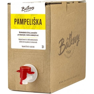 Báťkovy sirupy Pampeliškový sirup BAG 3 l