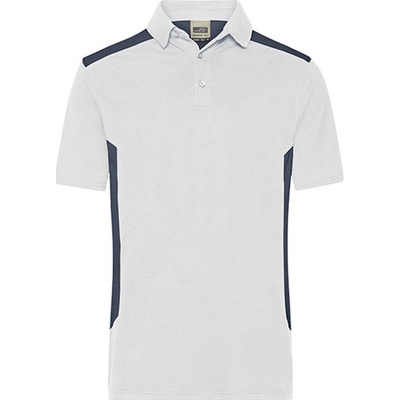 James&Nicholson pánská polokošile J N1826 White