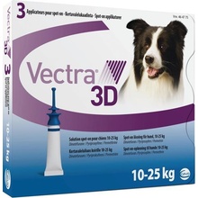 Vectra 3D Spot-On M pro psy 10-25 kg 3 x 3,6 ml