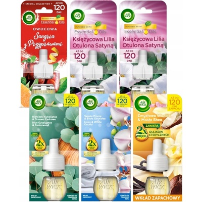 Air Wick elektrický osvěžovač vzduchu sada náplní 6 x 19 ml