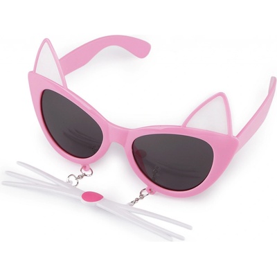 Prima-obchod Párty / karnevalové brýle kočka s čumákem - dětské, barva 1 růžová sv. – Zboží Dáma