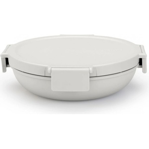 Brabantia Кутия за храна Brabantia Make&Take 1006301, 1 л, Непропусклива, Херметично затваряне, Без BPA, Светлосив (1006301)
