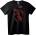 NOONEBRAND Тениска Phoenix Червен - 4XL, Black
