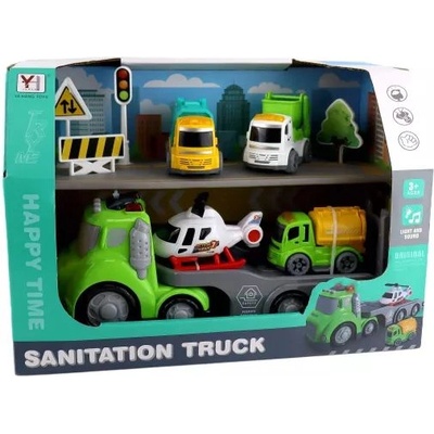 Man Yuk Toys Комплект почистващи превозни средства със звук и светлини - 28, 5 см (98-333a)