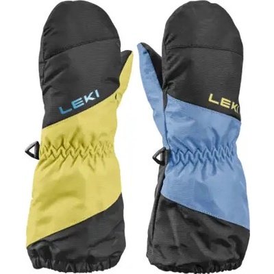 Leki Little Swtch Zero Mitt Long detské rukavice black-light blue-light yellow