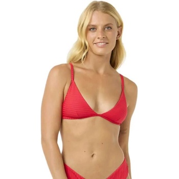 Rip Curl Premium Surf Fixed Triangle bikini top - Red (Hibiscus Red)