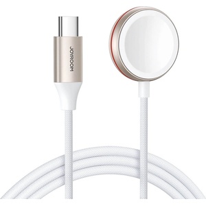 JOYROOM Apple Watch Inductive Cable - USB-C кабел с магнитен конектор за зареждане на Apple Watch (120 см) (бял) (S-IW011)