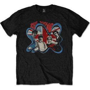 The Who Groovy Border Black L Риза (WHOTEE43MB03)