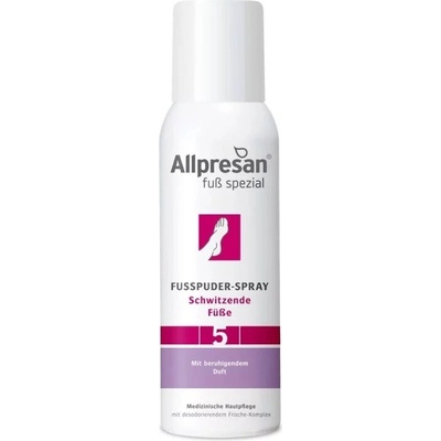 Allpresan 5 Pedicare krémová pěna na pocení nohou 125 ml