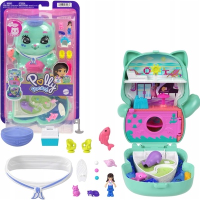 Mattel Polly Pocket Plavba s kočičkou JCR37
