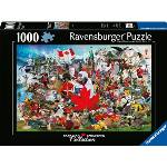 Ravensburger Пъзел Ravensburger от 1000 части - О, Канада! (12001006)