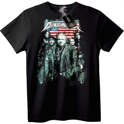 NOONEBRAND Тениска DIRKSCHNEIDER Band американско знаме - M, White