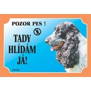 Ostatní pomůcky pro psy Dafiko Tabulka Kokr anglický černobílý