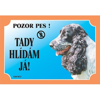 Dafiko Tabulka Kokr anglický černobílý