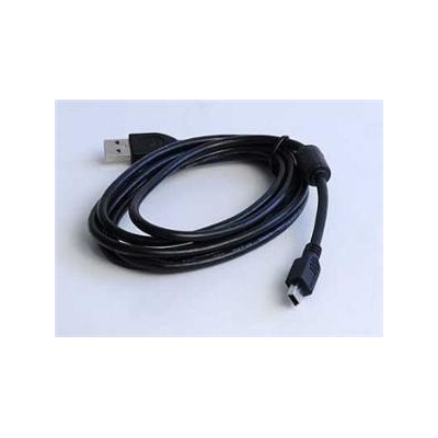 Gembird CCF-USB2-AM5P-6 kábel USB 2.0 A-mini B (5pin) 1,8m, feritový filter