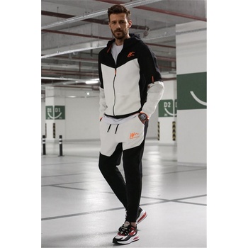 Madmext Мъжки спортен комплект 5697 - Черно-Бял #327846 (327846_Черно)