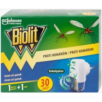 Biolit Eukalyptus Elektrický odparovač komárov 30 nocí + náplň 21 ml