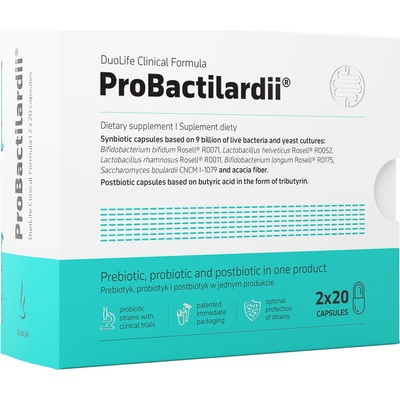 DuoLife Clinical Formula ProBactilardii 2 x 20 kapsúl
