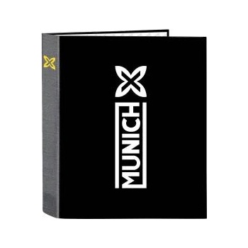 Munich Папка с пръстени Munich Topo Черен A4 27 x 33 x 6 cm
