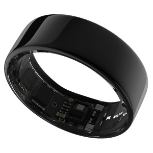 Ultrahuman Ring Air - Smart Ring, Charger, USB Cable / Size-11- Aster_Air_Black (UHRA-AA-11)