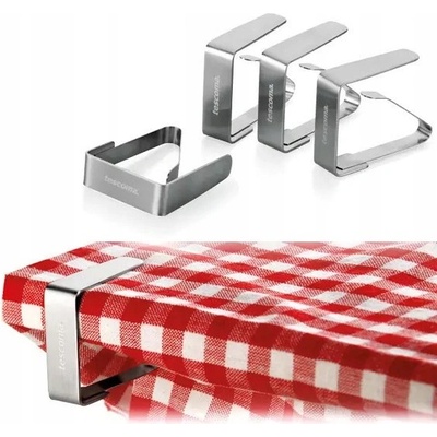 Tescoma Spona na ubrus nerezová Presto 4 ks – Zbozi.Blesk.cz