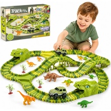 Woopie Autodráha XXL Dinosauři 240 el.