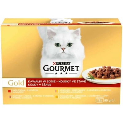 Gourmet Gold Cat kura 12 x 85 g