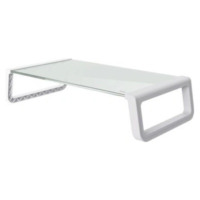 TRUST MONTA GLASS MONITOR STAND WHT 25351