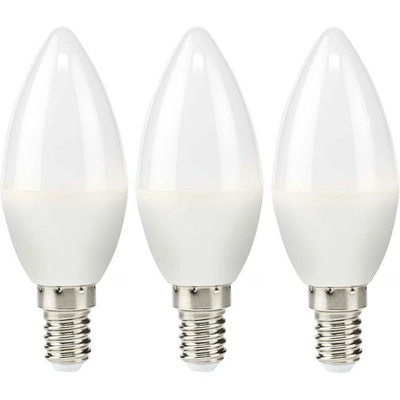 Nedis LED žiarovka, E14, sviečka, 2,8 W, 250 lm, 2700 K, 3 kusy LBE14C351P3